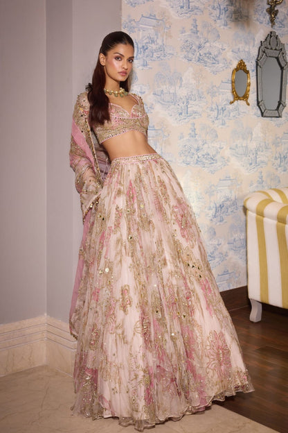 Blush Jardin Royale Lehenga - 007