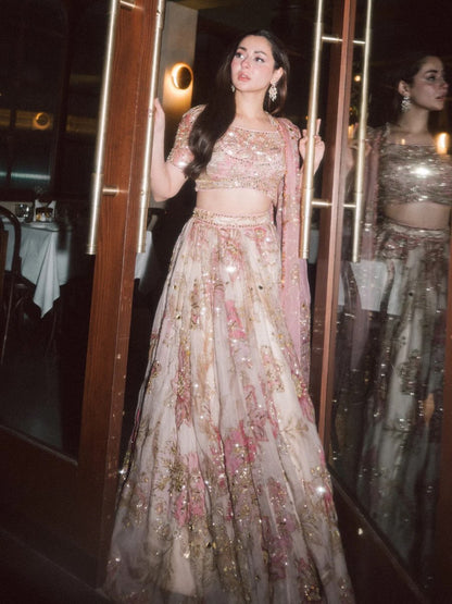 Blush Jardin Royale Lehenga - 007